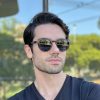 safine com br oculos de sol masculino redondo cinza bruno 2