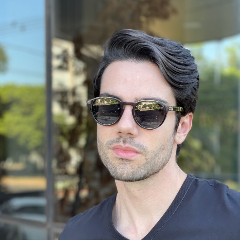 safine com br oculos de sol masculino redondo cinza bruno 3