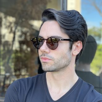 safine com br oculos de sol masculino redondo marrom anthony 1