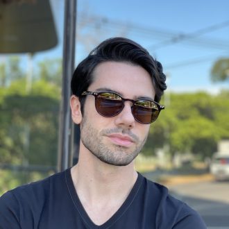 safine com br oculos de sol masculino redondo marrom anthony