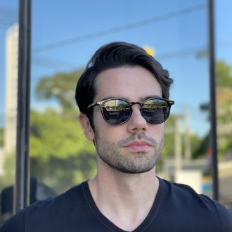 safine com br oculos de sol masculino redondo preto anthony 1