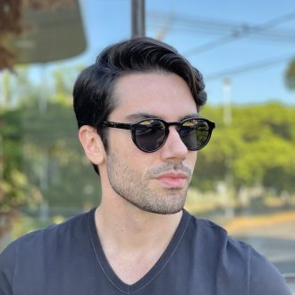 safine com br oculos de sol masculino redondo preto bruno 2