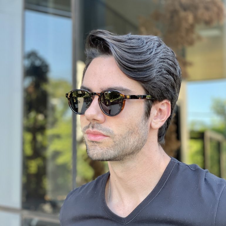 safine com br oculos de sol masculino redondo tartaruga bruno 2