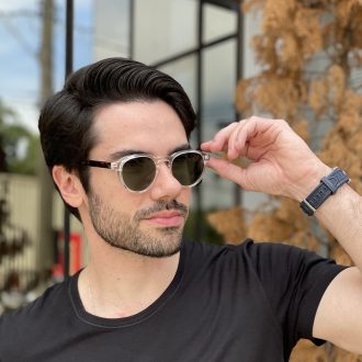 safine com br oculos de sol masculino redondo transparente bruno 2