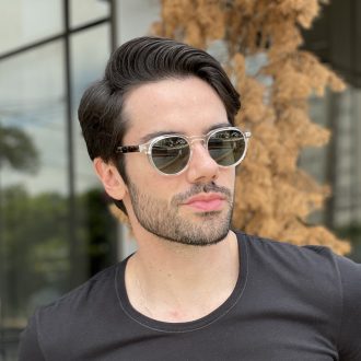 safine com br oculos de sol masculino redondo transparente bruno 3