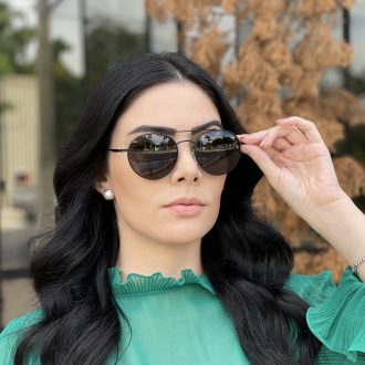safine com br oculos de sol polarizado aviador preto erica 1