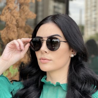 safine com br oculos de sol polarizado aviador preto erica 4