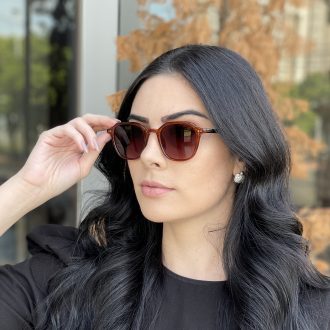 safine com br oculos de sol quadrado marrom dani