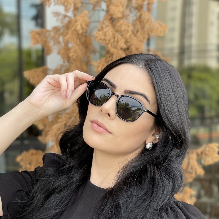 safine com br oculos de sol quadrado preto dani 4