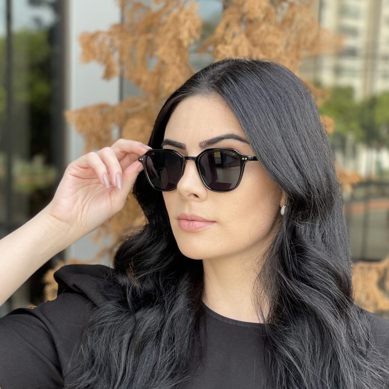 safine com br oculos de sol quadrado preto dani