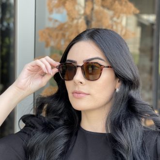 safine com br oculos de sol quadrado tartaruga com marrom dani 1