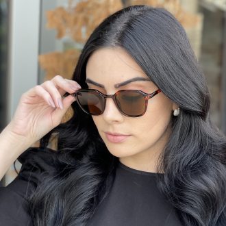 safine com br oculos de sol quadrado tartaruga com marrom dani 2
