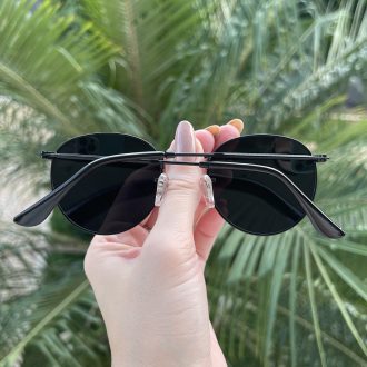 safine com br oculos de sol redondo dourado com verde ana livia 8