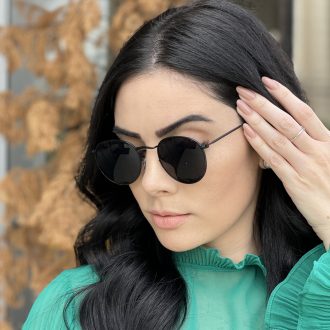 safine com br oculos de sol redondo preto ana livia 4