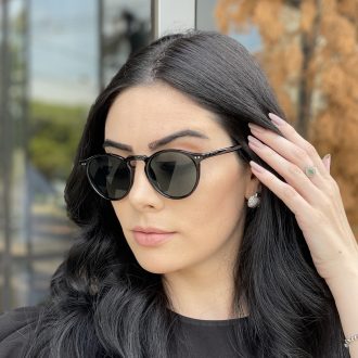 safine com br oculos de sol redondo preto com verde luisa 1