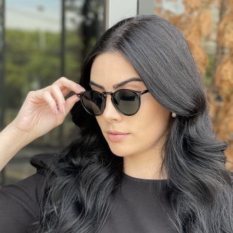 safine com br oculos de sol redondo preto com verde luisa 2