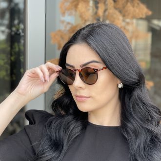 safine com br oculos de sol redondo tartaruga com marrom luisa 2