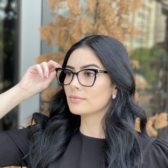 safine com br oculos de grau gatinho em acetato preto poliana 1