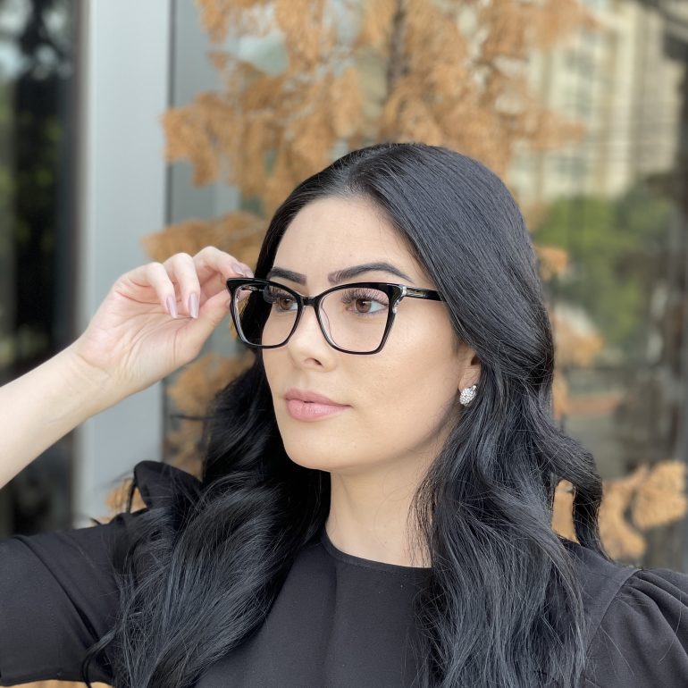 safine com br oculos de grau gatinho em acetato preto poliana 1