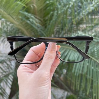 safine com br oculos de grau gatinho em acetato preto poliana 6