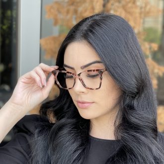 safine com br oculos de grau gatinho em acetato tartaruga rosa poliana