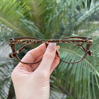safine com br oculos de grau gatinho marrom beatriz