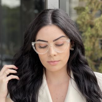 safine com br oculos de grau gatinho transparente brenda 5