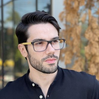 safine com br oculos de grau masculino retangular cinza vini 1