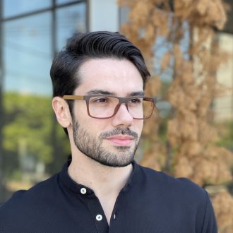 safine com br oculos de grau masculino retangular marrom vini 1