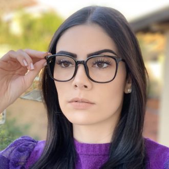 safine com br oculos de grau quadrado preto sara 4