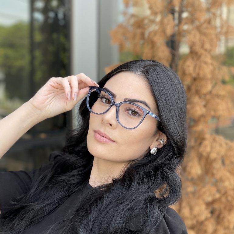 safine com br oculos de grau redondo azul carol 4