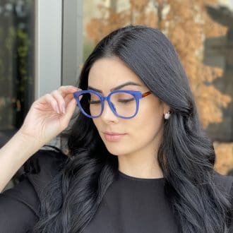 safine com br oculos de grau redondo azul nicole 6
