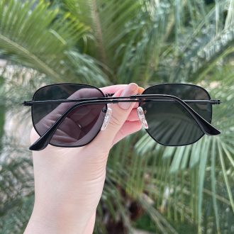 safine com br oculos de sol hexagonal preto amanda 6
