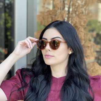 safine com br oculos de sol redondo caramelo lolo 4