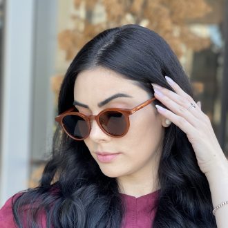 safine com br oculos de sol redondo caramelo lolo 5