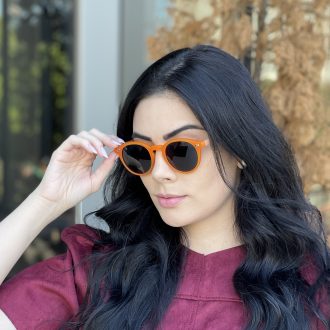 safine com br oculos de sol redondo laranja raissa 4