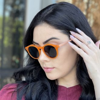 safine com br oculos de sol redondo laranja raissa 6