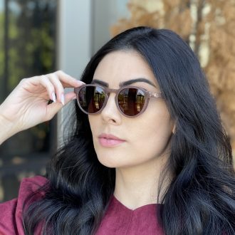 safine com br oculos de sol redondo marrom claro manu 2