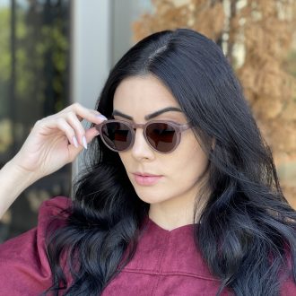 safine com br oculos de sol redondo marrom claro manu 3