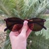 safine com br oculos de sol redondo marrom eva 1