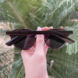 safine com br oculos de sol redondo marrom manu