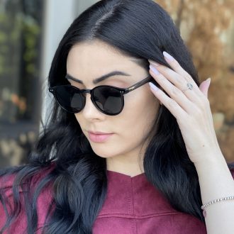 safine com br oculos de sol redondo preto eva 4