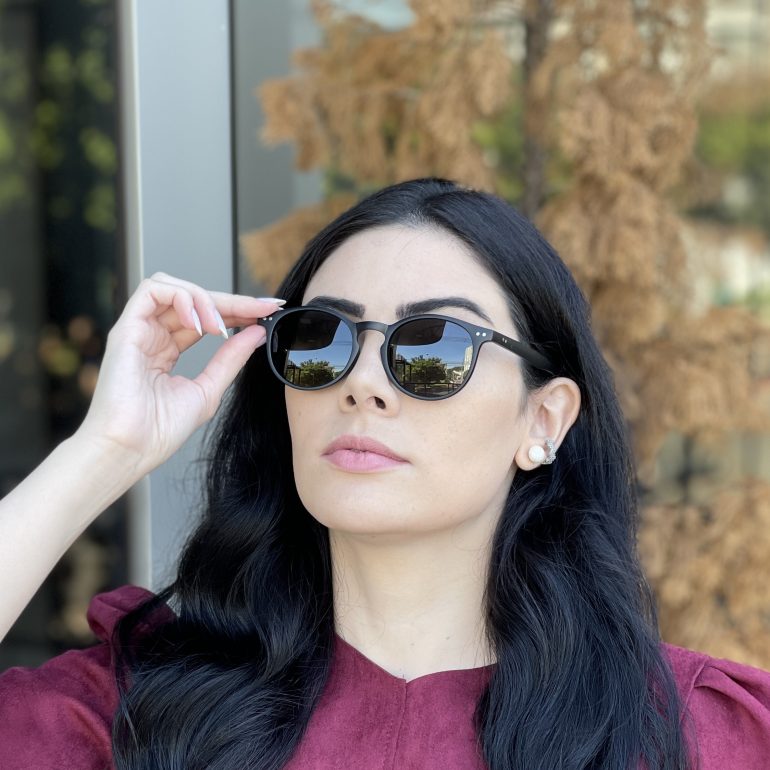 safine com br oculos de sol redondo preto fosco eva 2