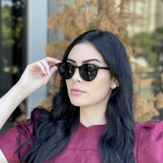 safine com br oculos de sol redondo preto lolo 3