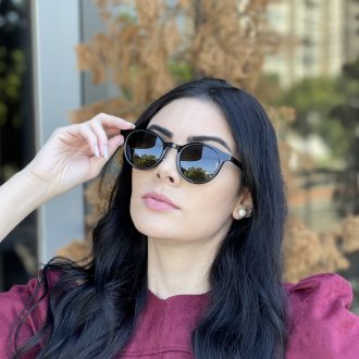 safine com br oculos de sol redondo preto lolo 5
