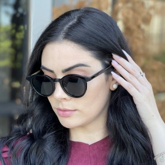 safine com br oculos de sol redondo preto lolo 6