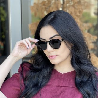 safine com br oculos de sol redondo preto manu 3