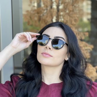 safine com br oculos de sol redondo preto manu 5