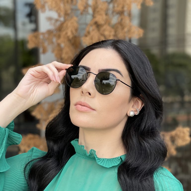 safine com br oculos de sol redondo verde ana livia 5