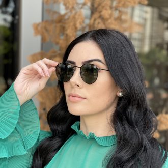 safine com br oculos de sol redondo verde ana livia 6